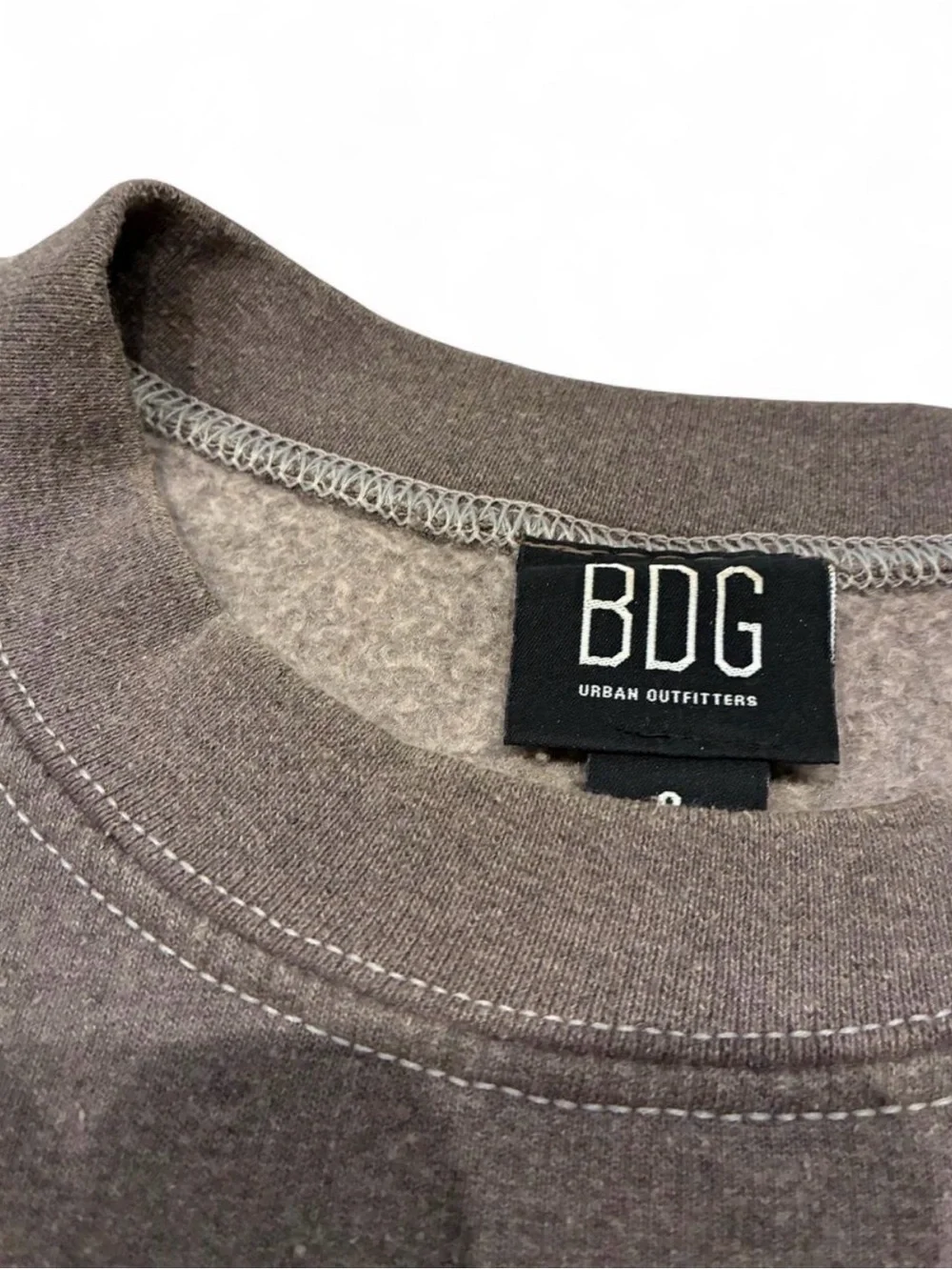 BDG Brown Crewneck Small Moon And Sun
